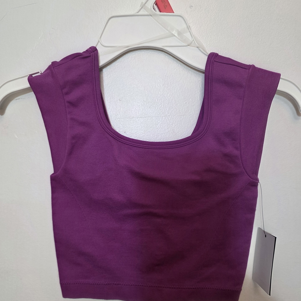 My Sister's Closet Sport Purple Girls Top (S) New